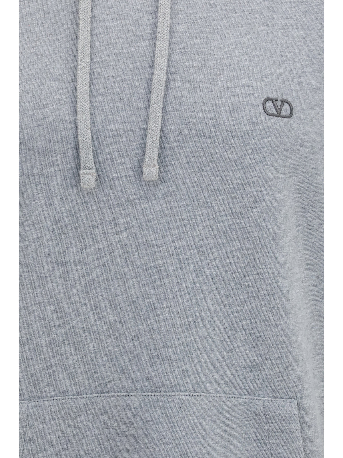 Valentino VLogo Signature Hoodie - Grey Melange