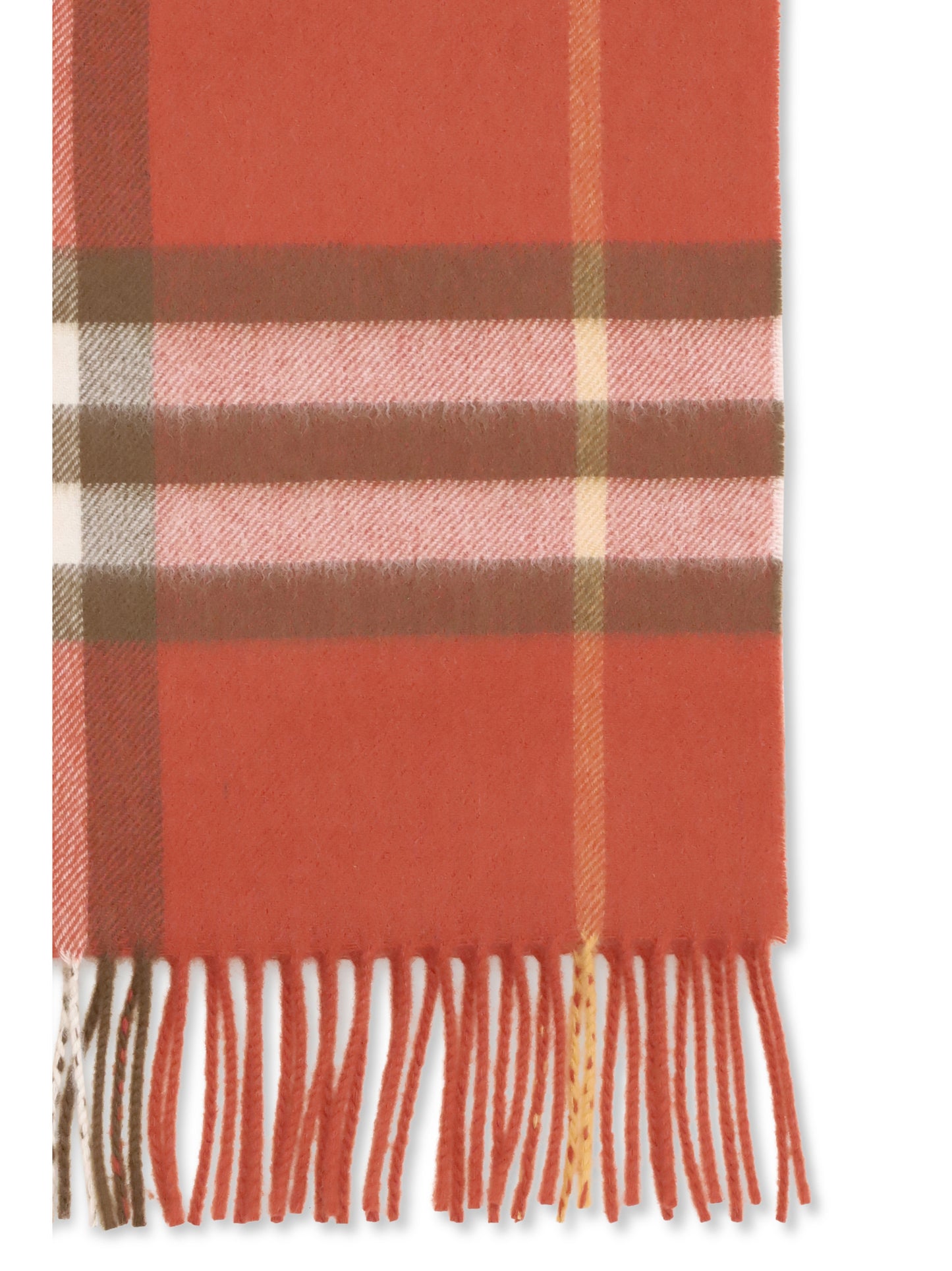 BURBERRY Cashmere Check Scarf