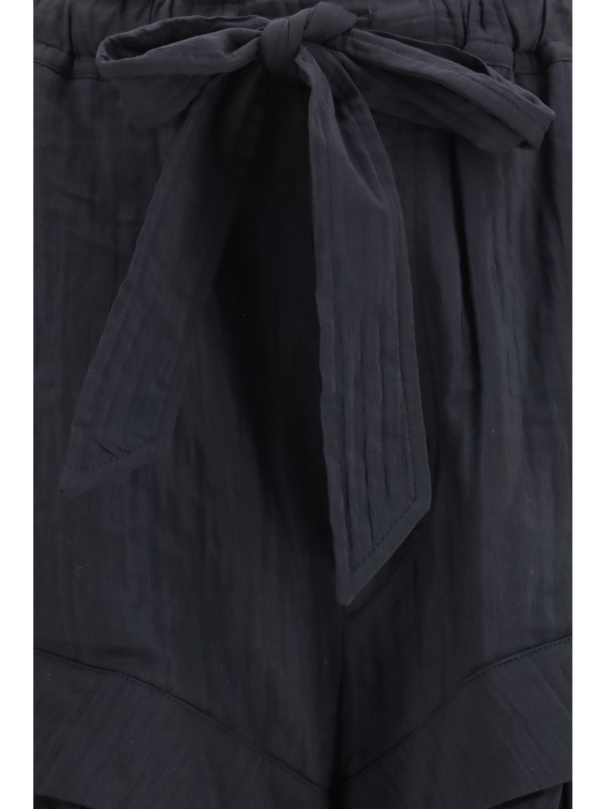 Marant Étoile Viscose and cotton Shorts - Black