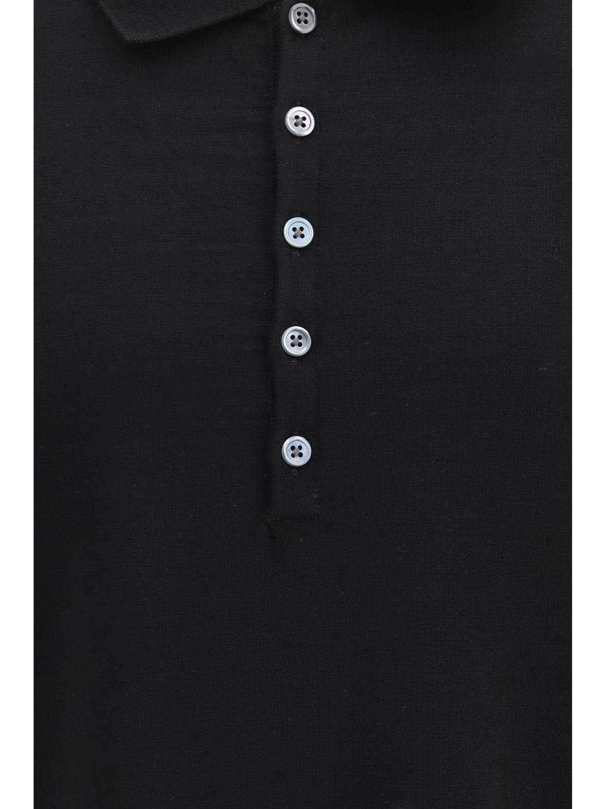 Thom Browne RWB striped short-sleeve Polo - Black