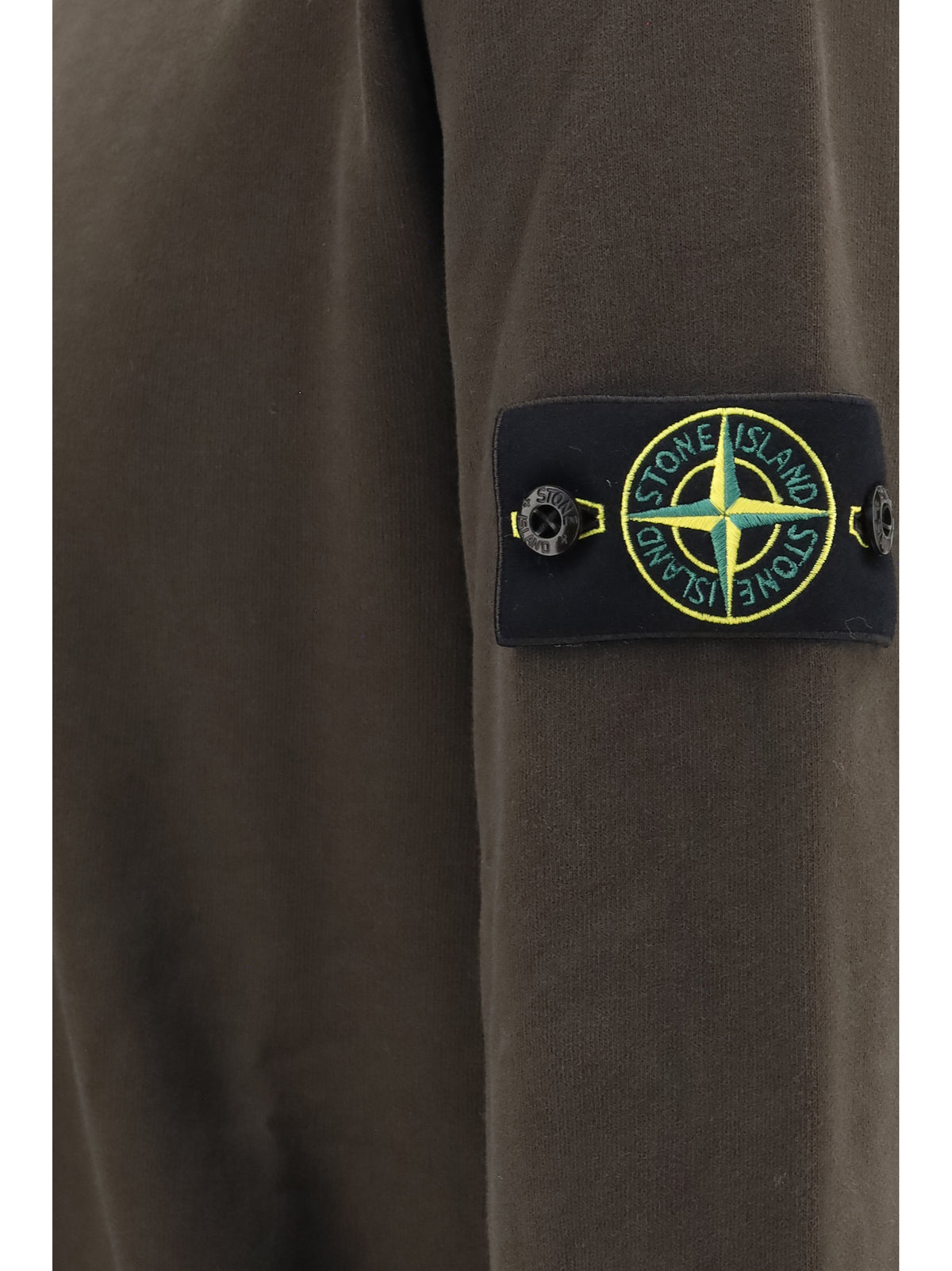 Stone Island Crewneck cotton Sweatshirt - Coal Grey