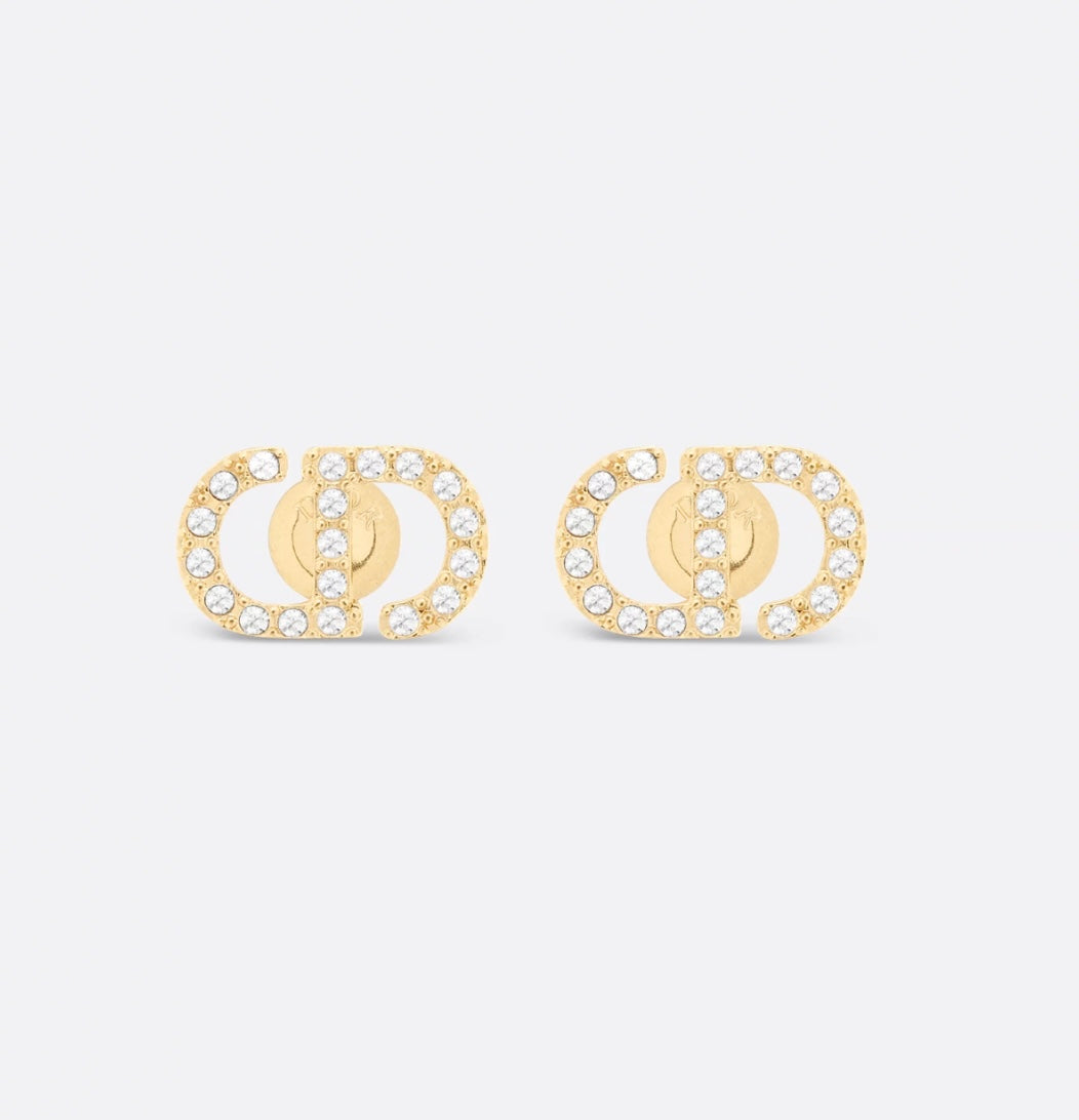Dior Petit CD Mini Stud Earrings
