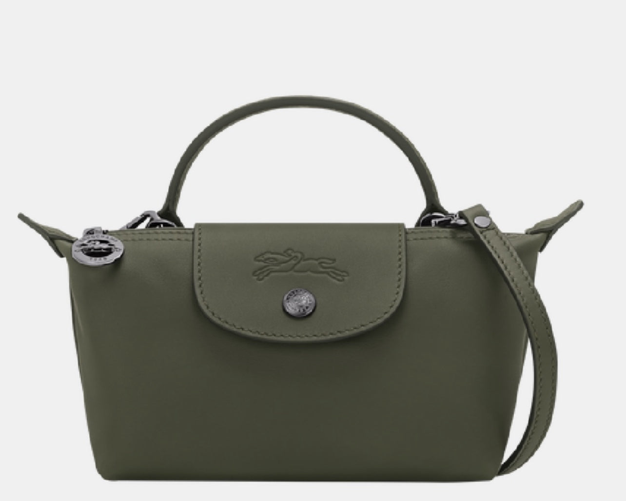 Longchamp Le Pliage Leather Xtra XS Pouch
