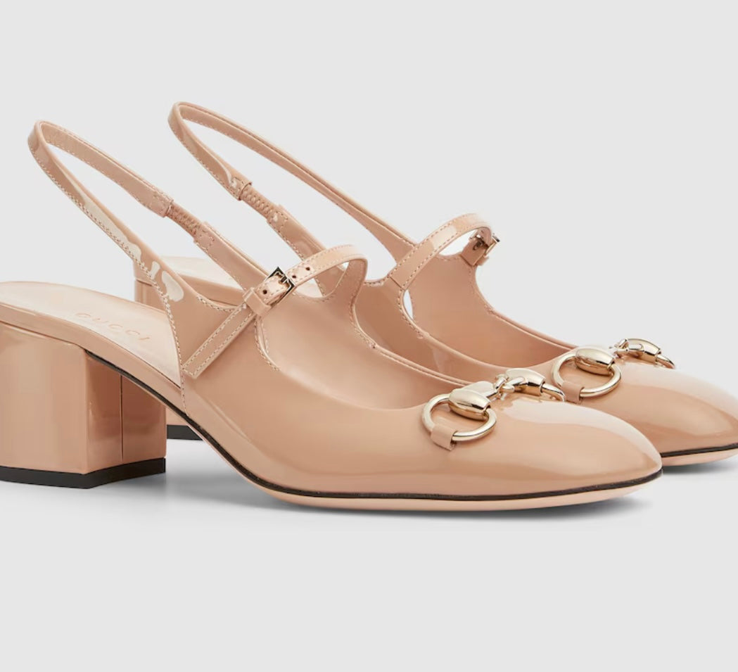 Gucci Horsebit Pink Pumps