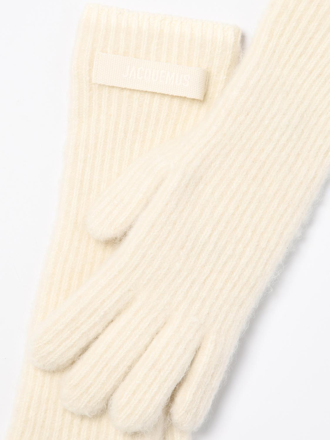 Jacquemus Gloves Woman Ivory