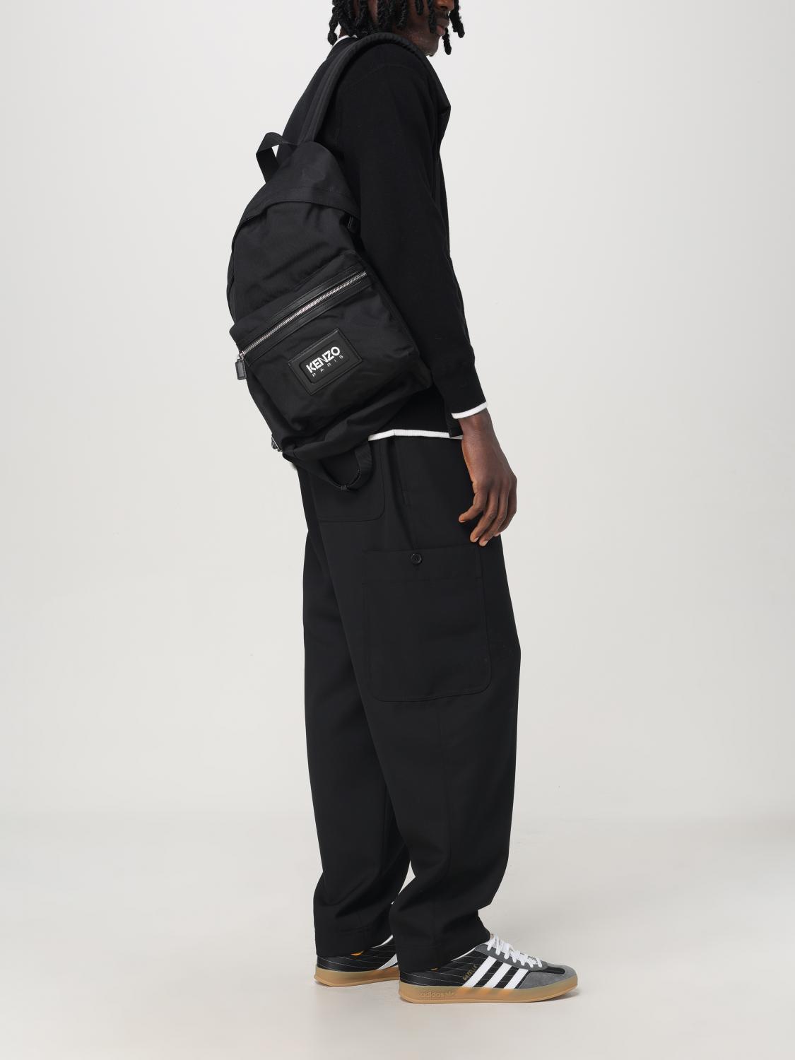 Kenzo Backpack Men Black