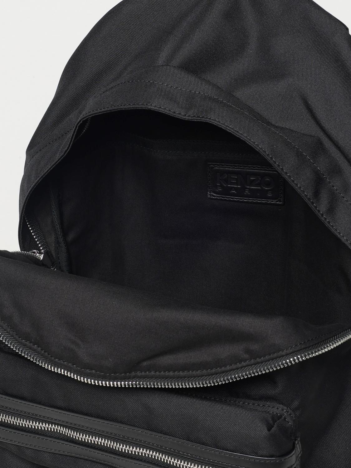 Kenzo Backpack Men Black