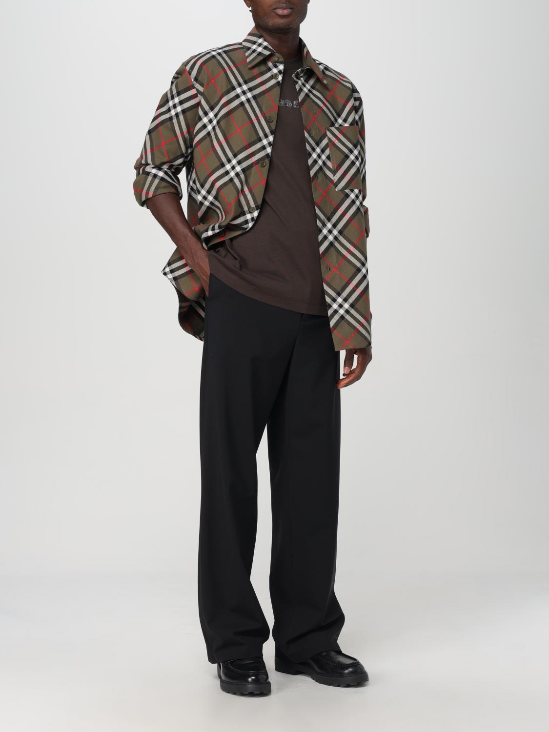 Burberry Shirt Men Olive