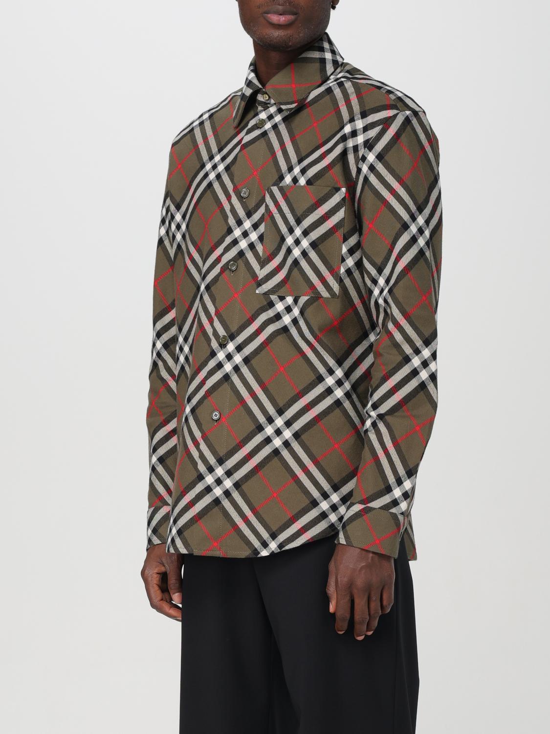Burberry Shirt Men Olive
