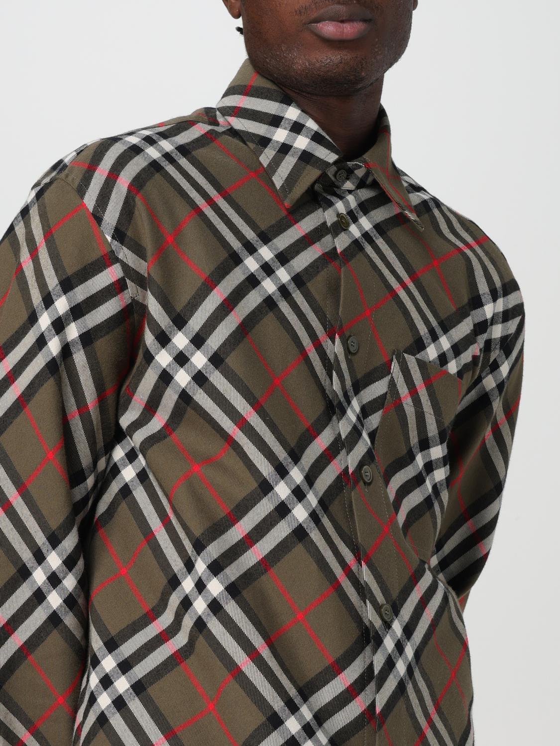 Burberry Shirt Men Olive