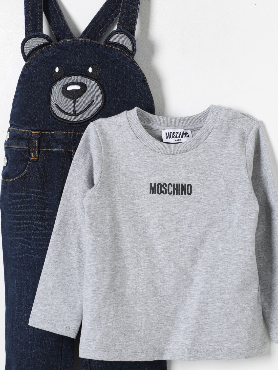 Moschino Shirt Kids Grey