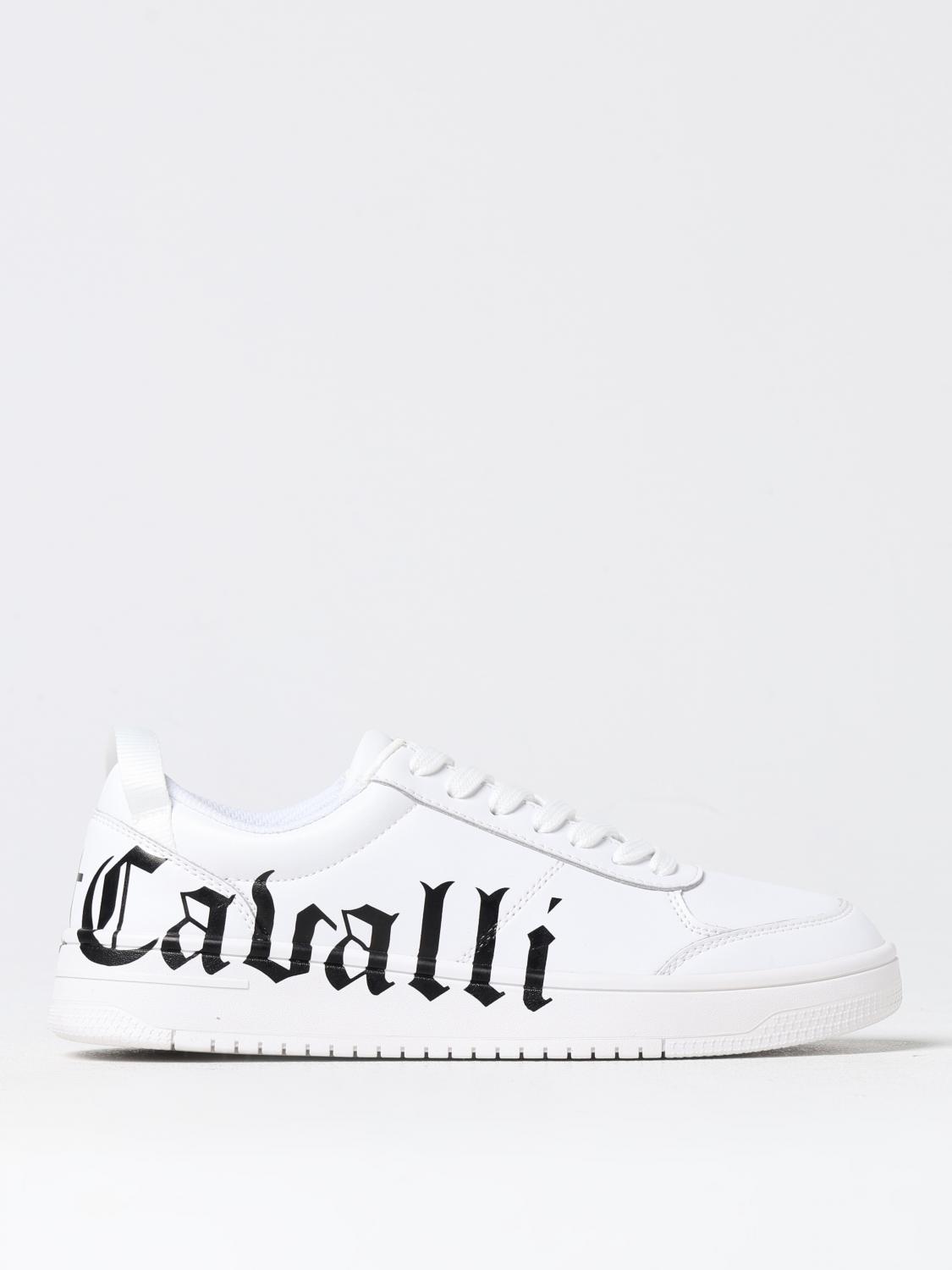 スニーカー JUST CAVALLI Men Sneakers White 77QA3SM5ZP397 003 Just Cavalli Sneakers Men White – Modishus
