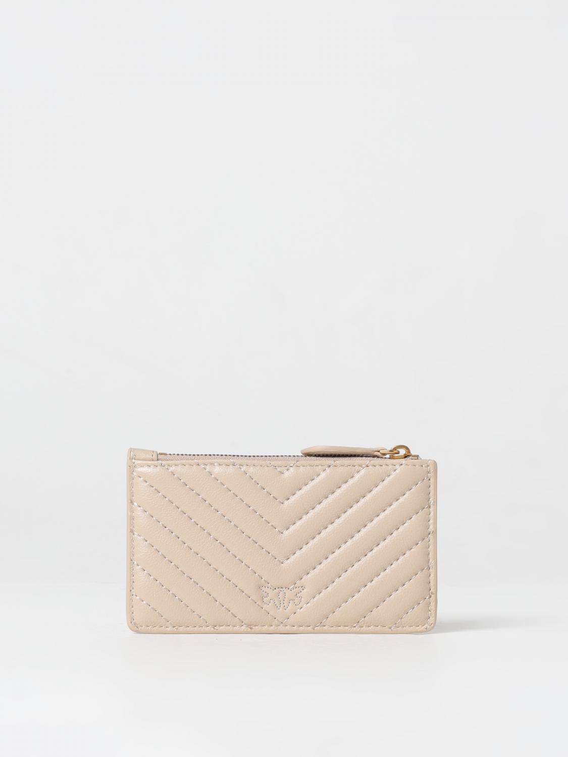 Pinko Wallet Woman Beige