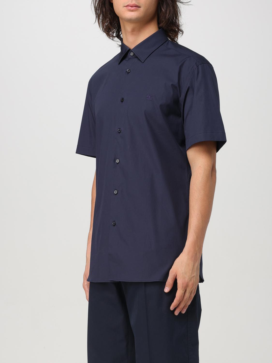 Burberry Shirt Men Blue