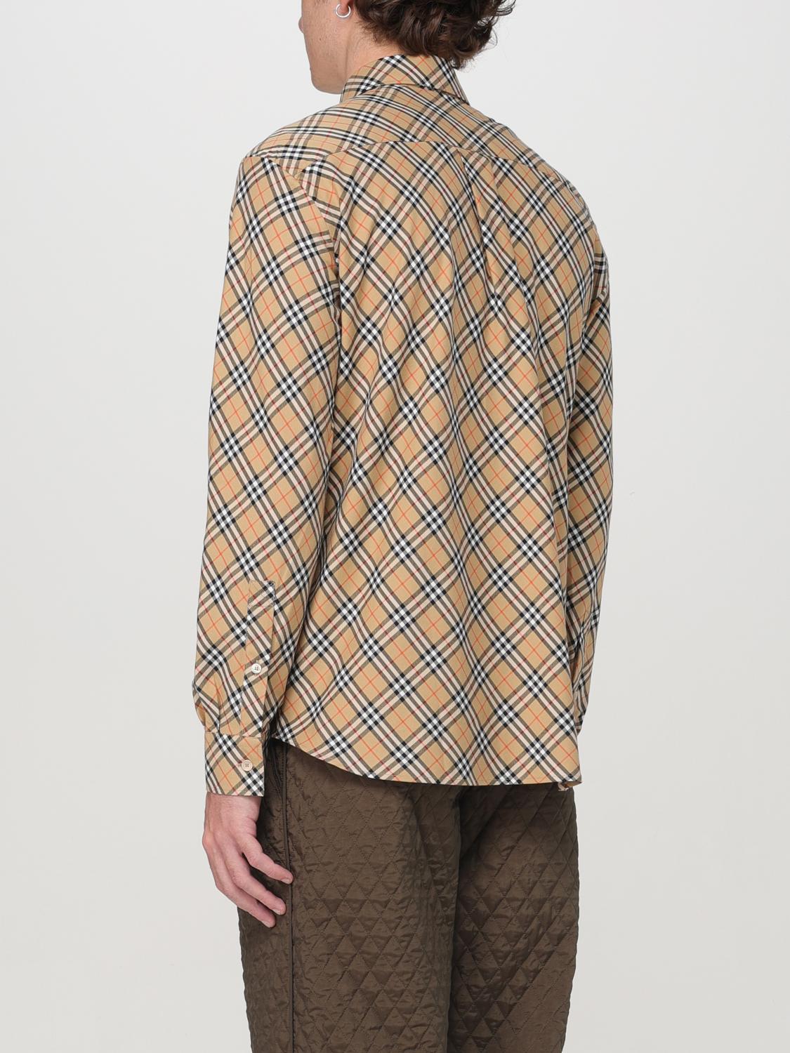Burberry Shirt Men Sand