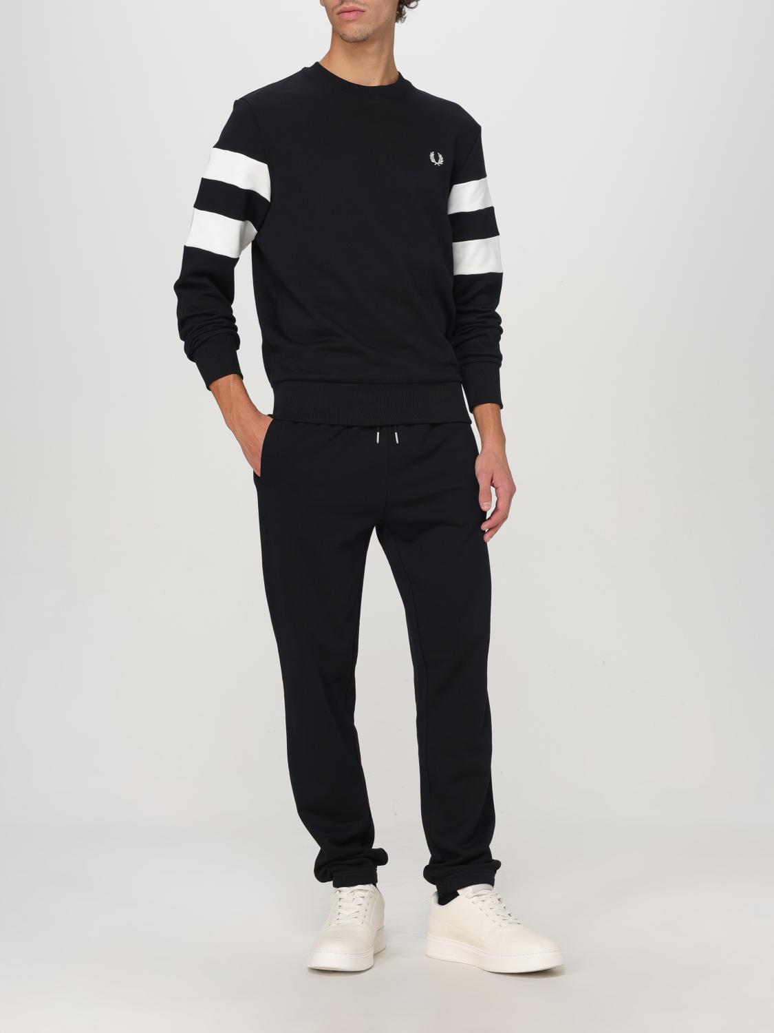 Fred Perry Pants Men Black