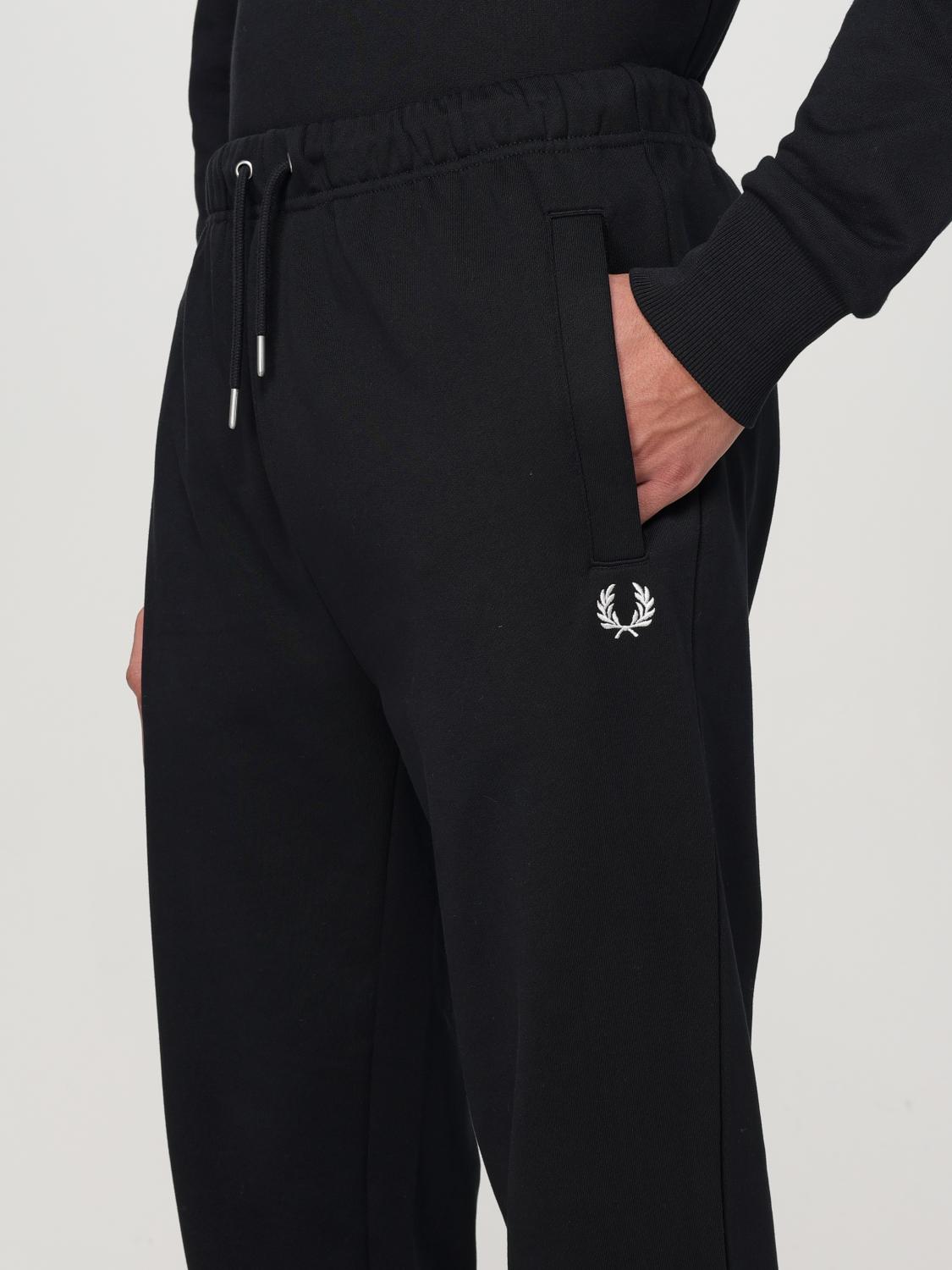 Fred Perry Pants Men Black