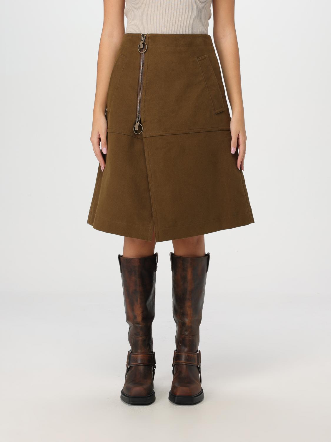 Burberry Skirt Woman Brown