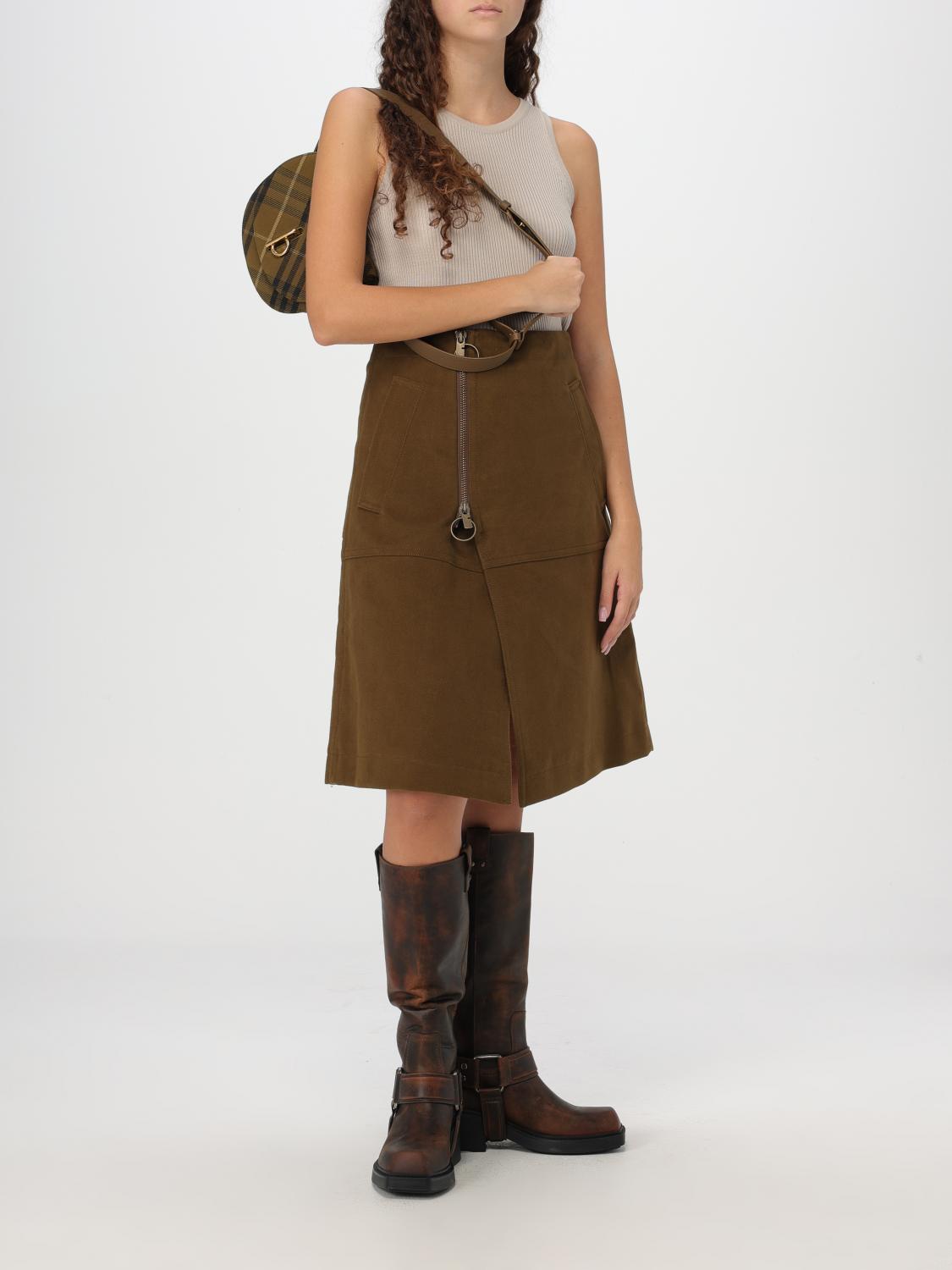 Burberry Skirt Woman Brown