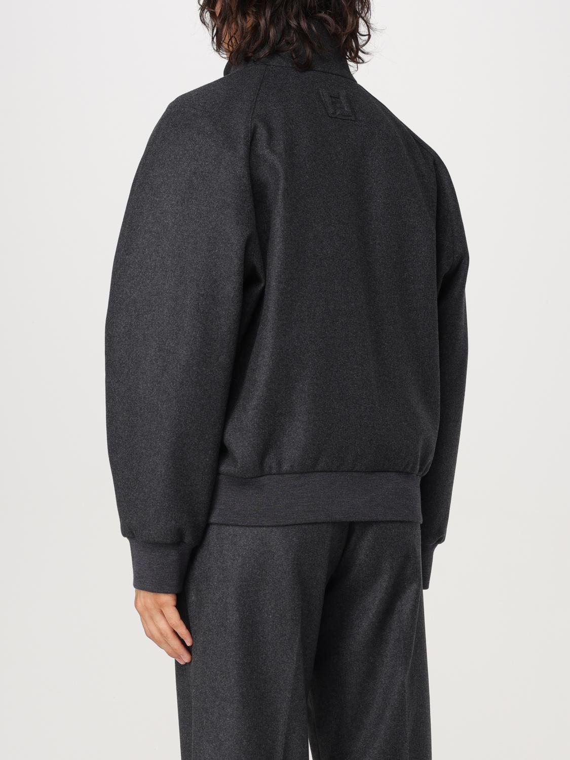 Fendi Jacket Men Grey