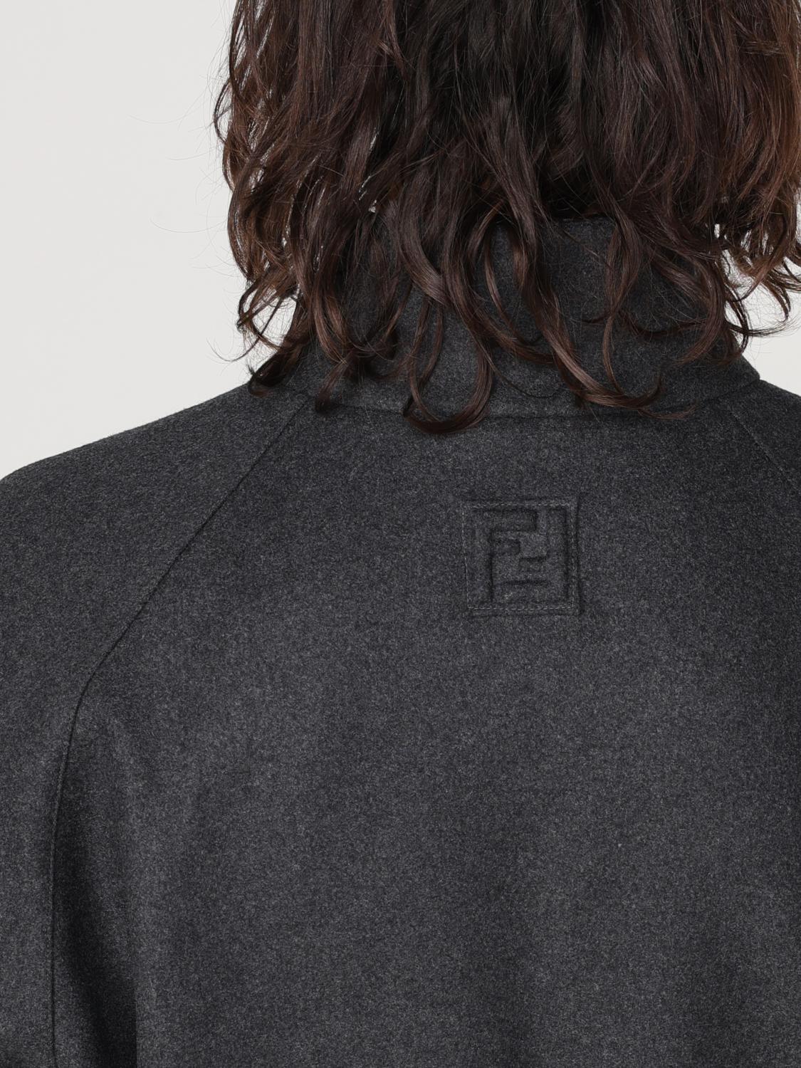 Fendi Jacket Men Grey