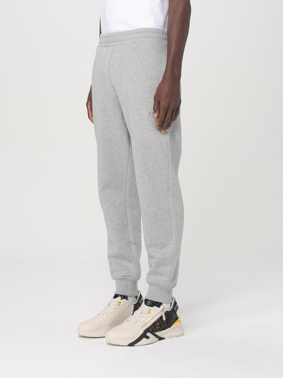 Fendi Pants Men Grey