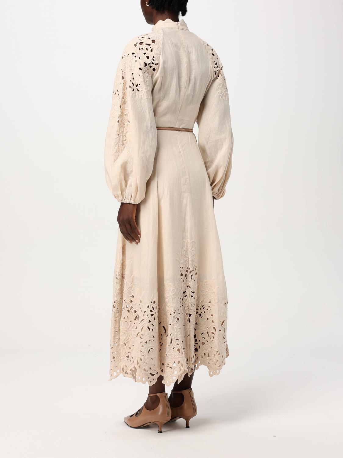 Zimmermann Dress Woman Yellow Cream