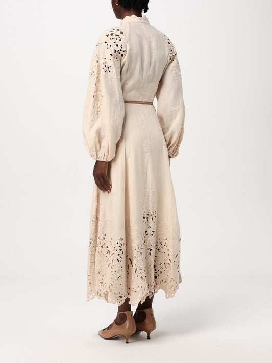 Zimmermann Dress Woman Yellow Cream