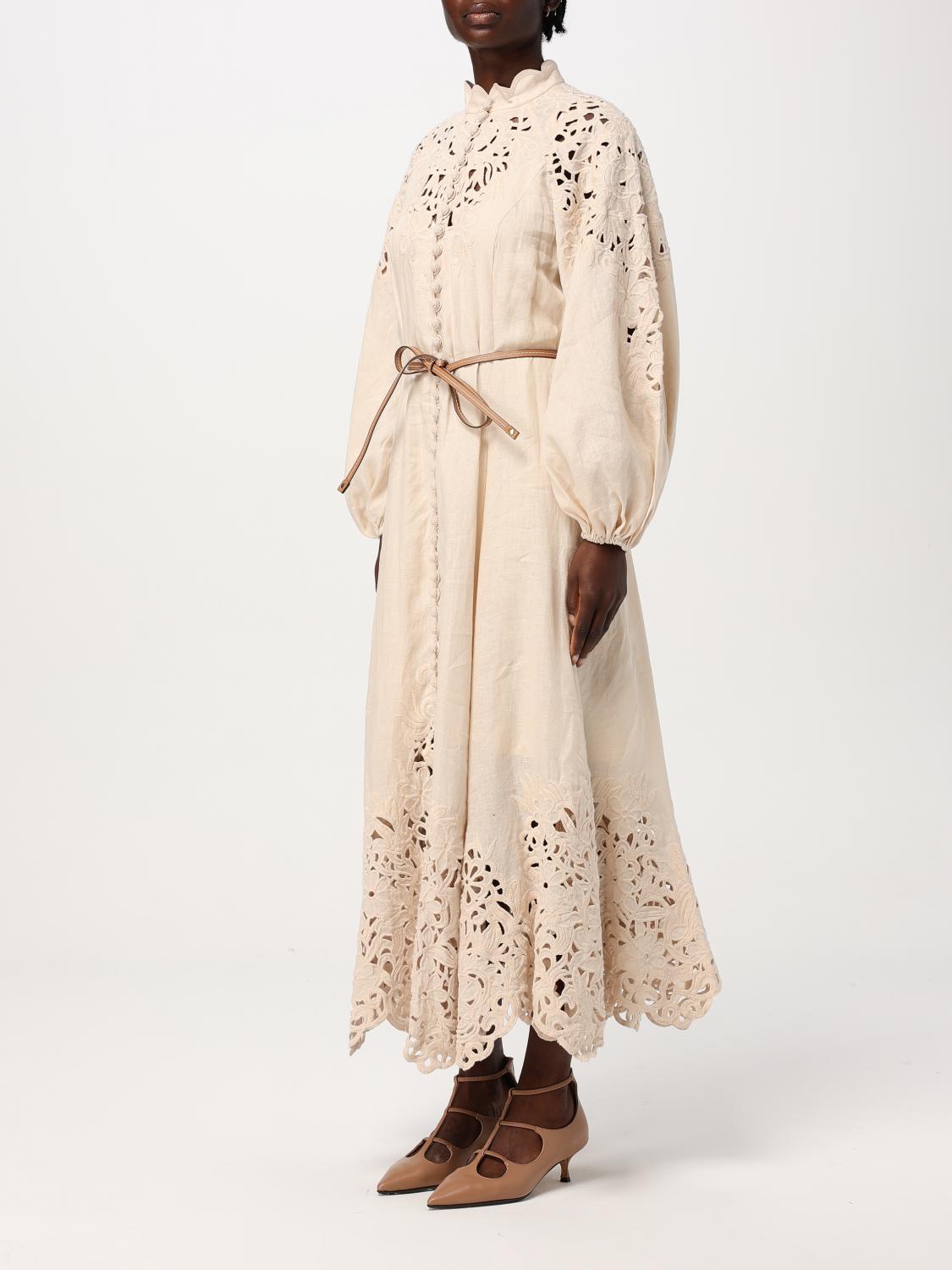 Zimmermann Dress Woman Yellow Cream
