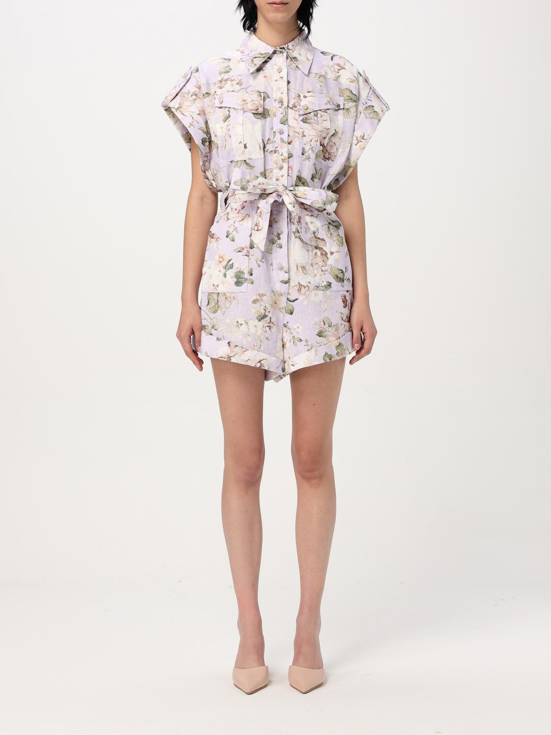 Zimmermann Jumpsuits Woman Lilac