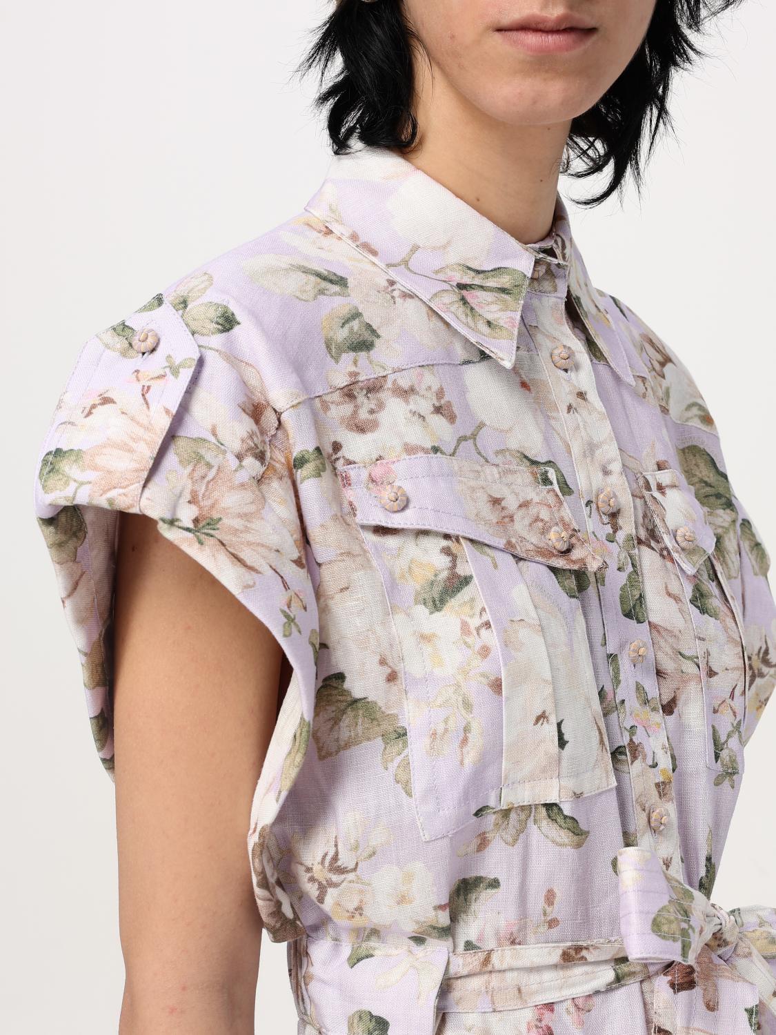 Zimmermann Jumpsuits Woman Lilac
