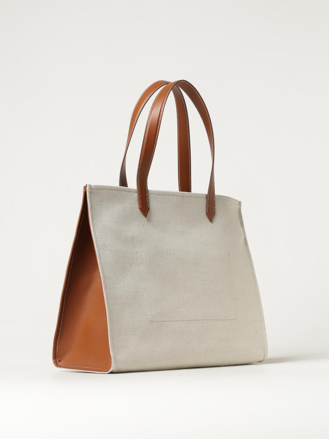 Balmain Tote Bags Woman Brown