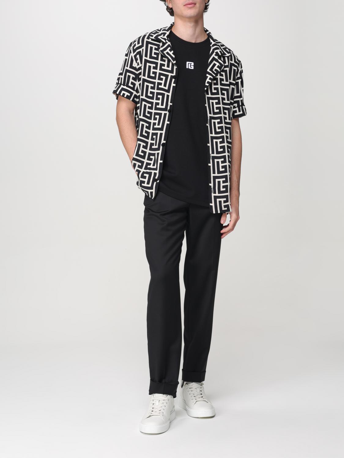Balmain T Shirt Men Black