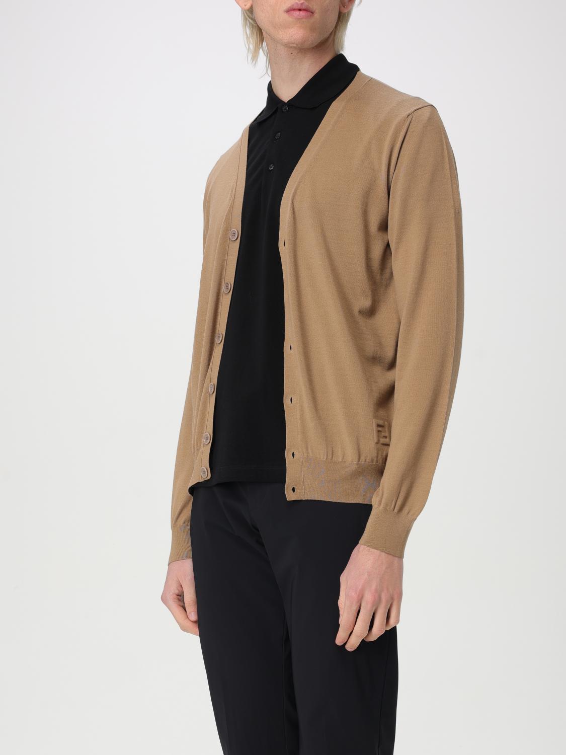 Fendi Cardigan Men Brown
