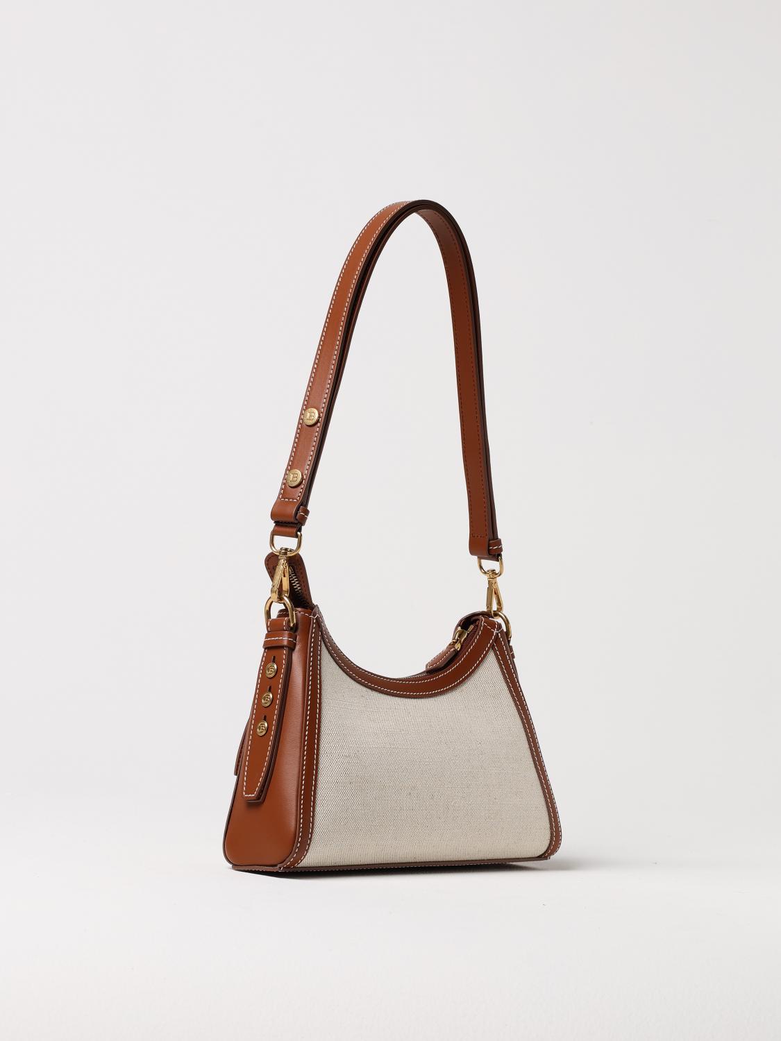 Balmain Shoulder Bag Woman Natural