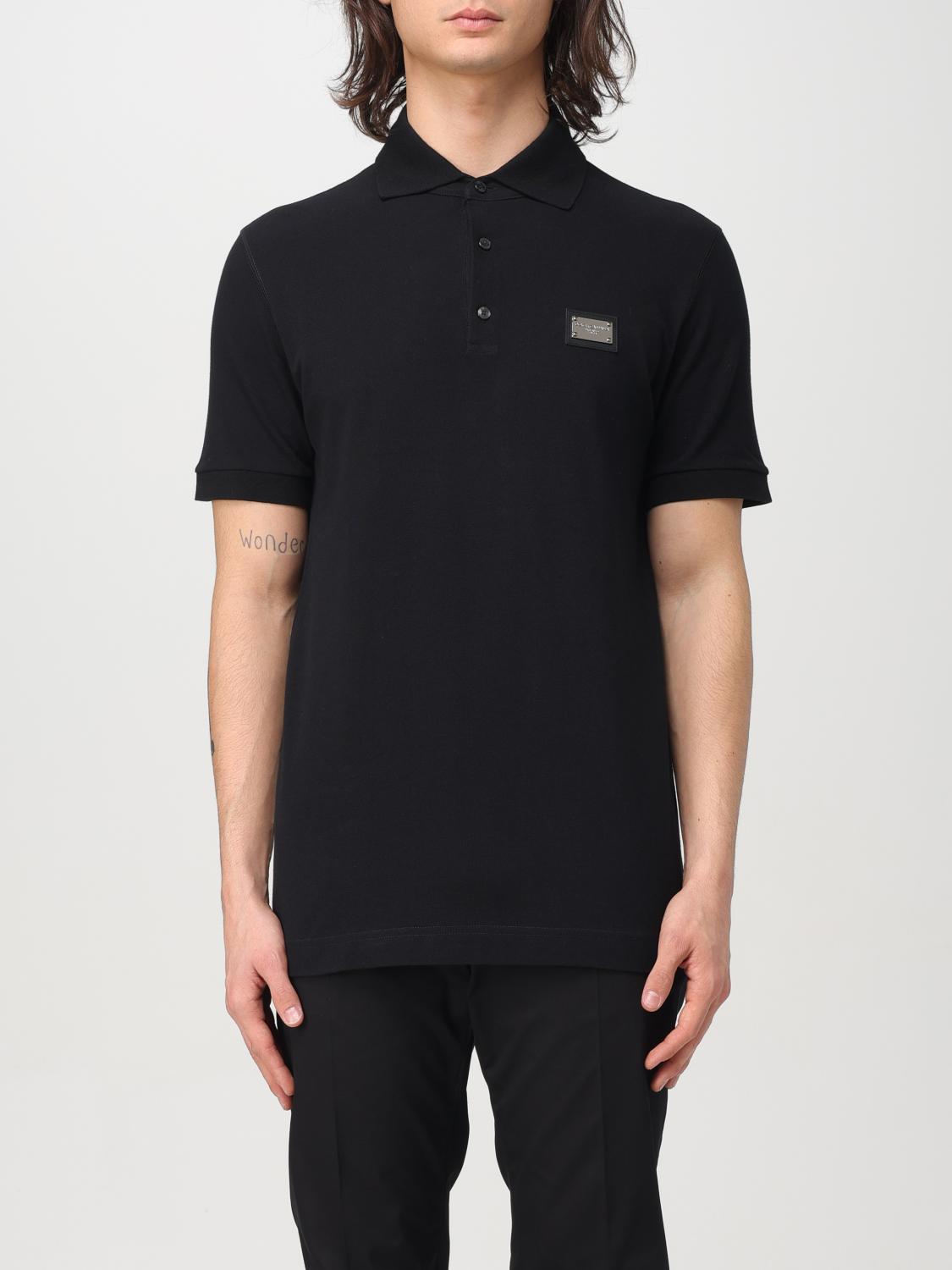 Dolce & Gabbana Polo Shirt Men Blue