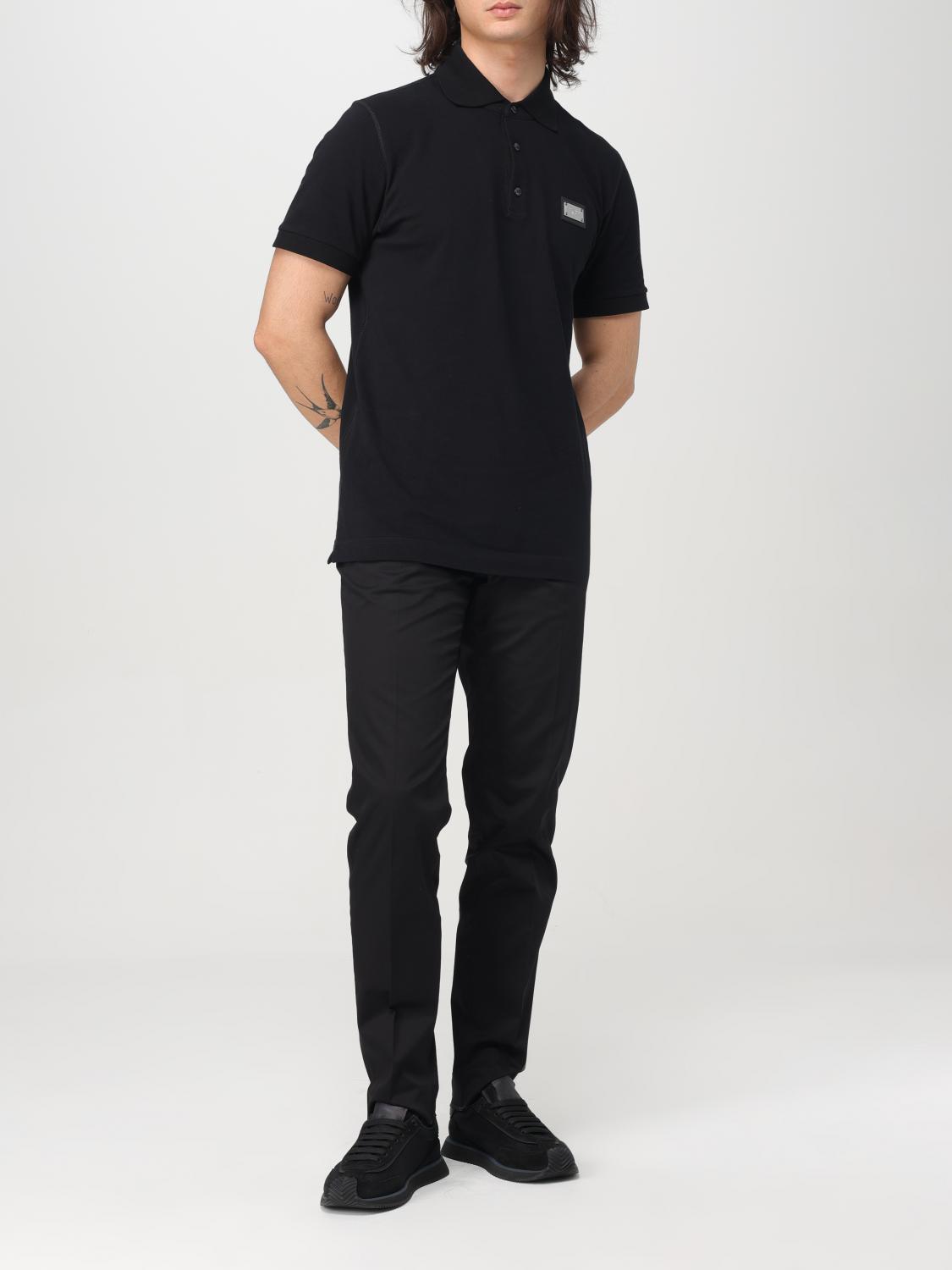 Dolce & Gabbana Polo Shirt Men Blue
