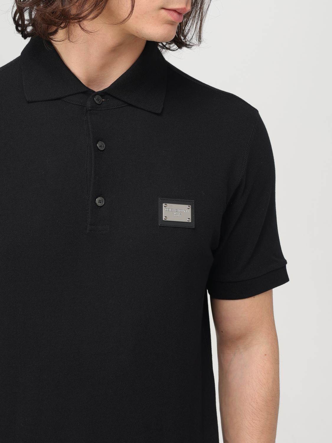 Dolce & Gabbana Polo Shirt Men Blue