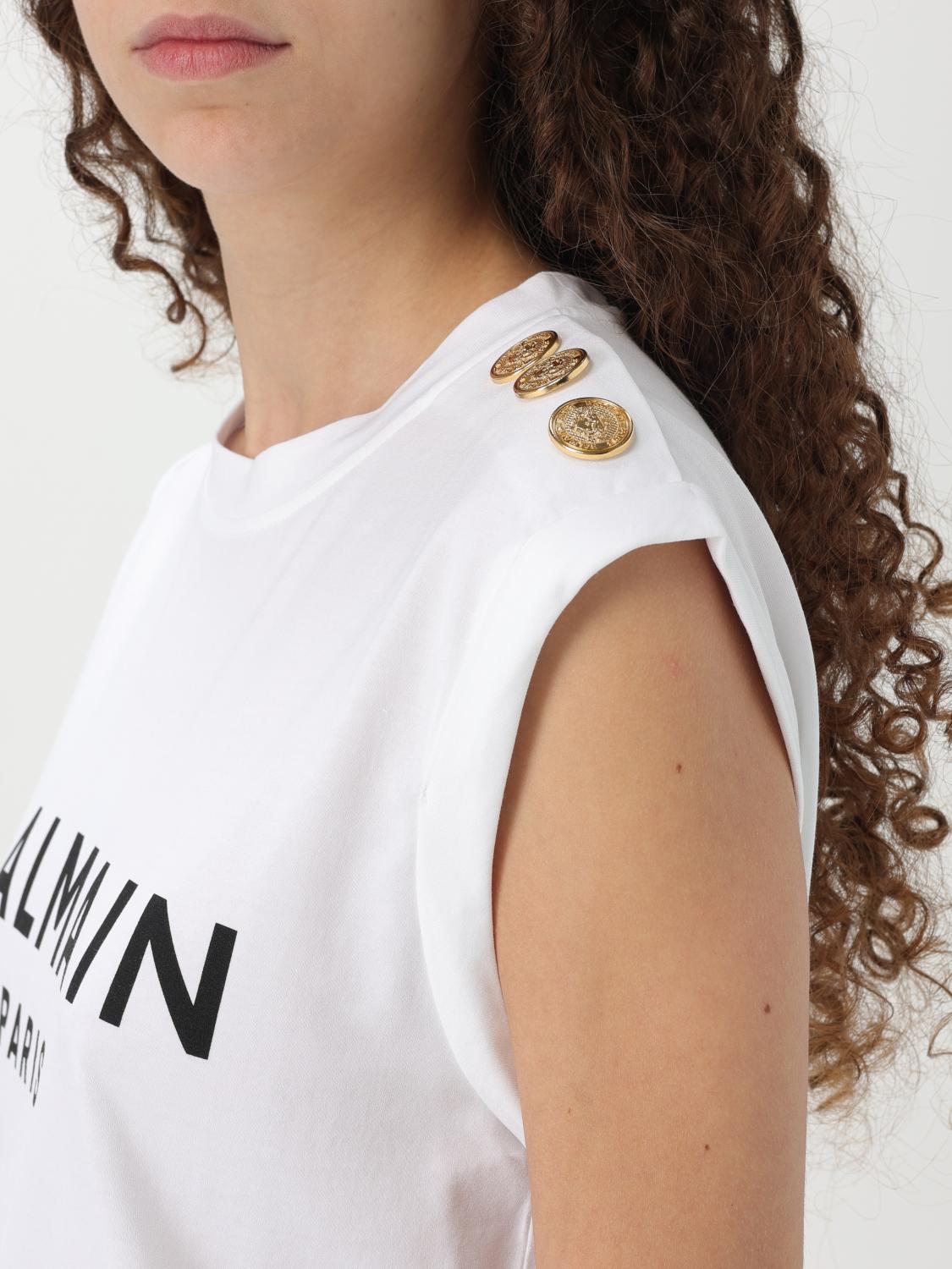 Balmain T Shirt Woman Pink