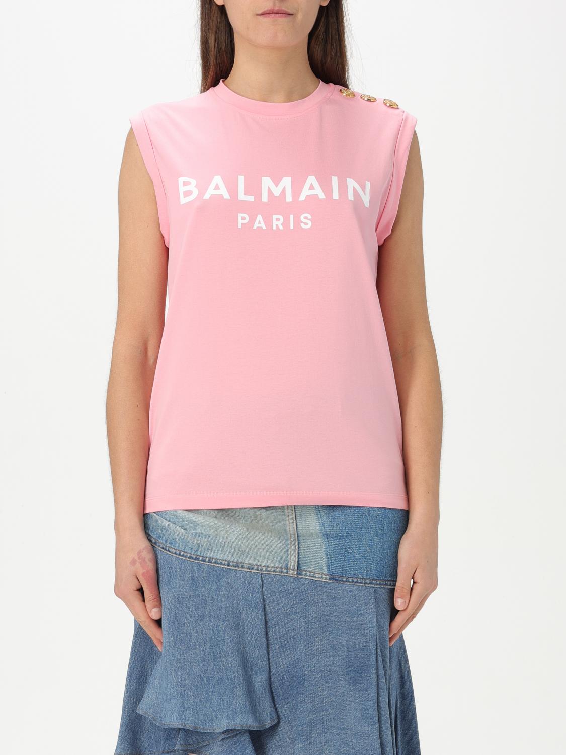 Balmain T Shirt Woman Pink