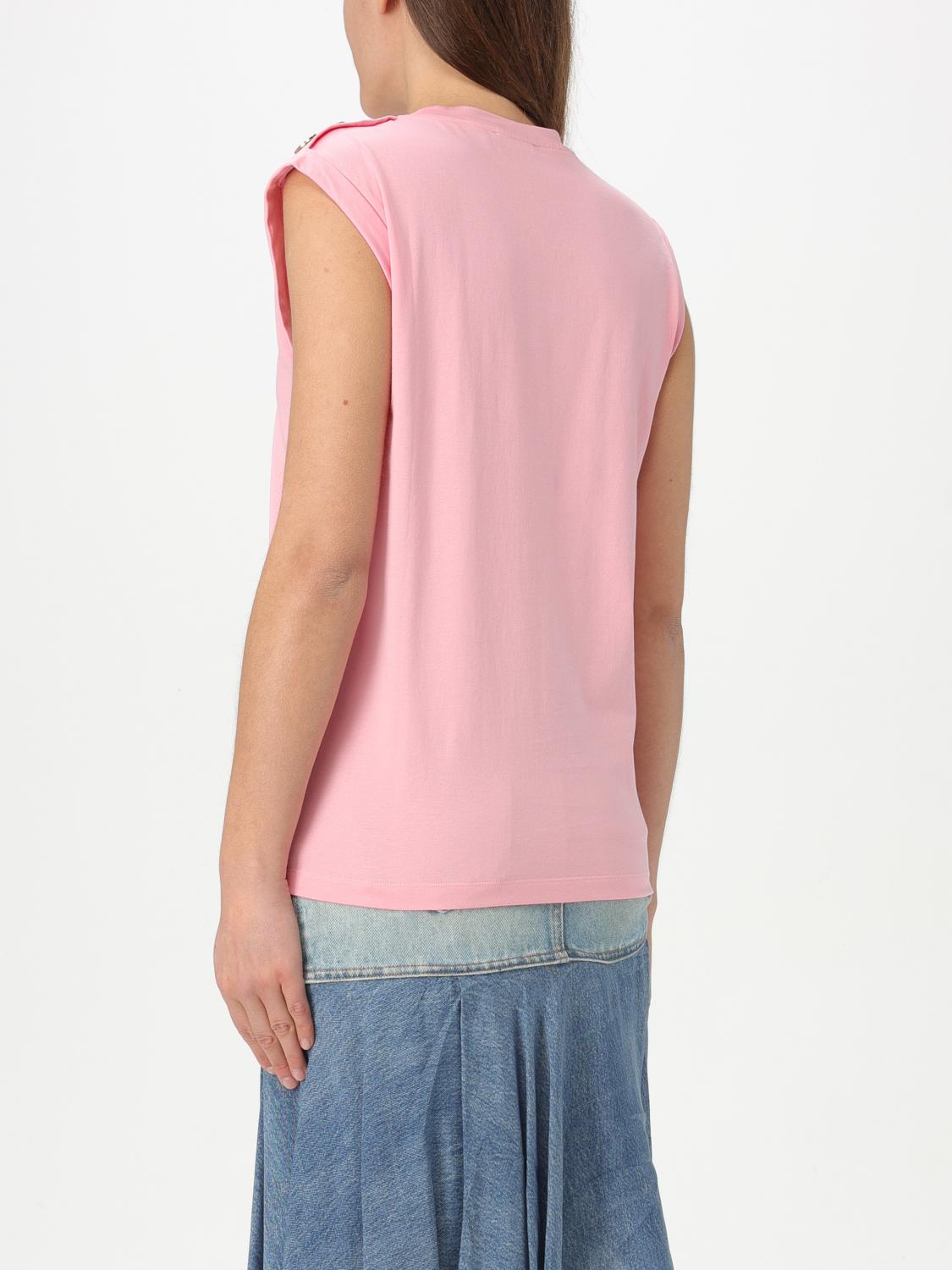 Balmain T Shirt Woman Pink