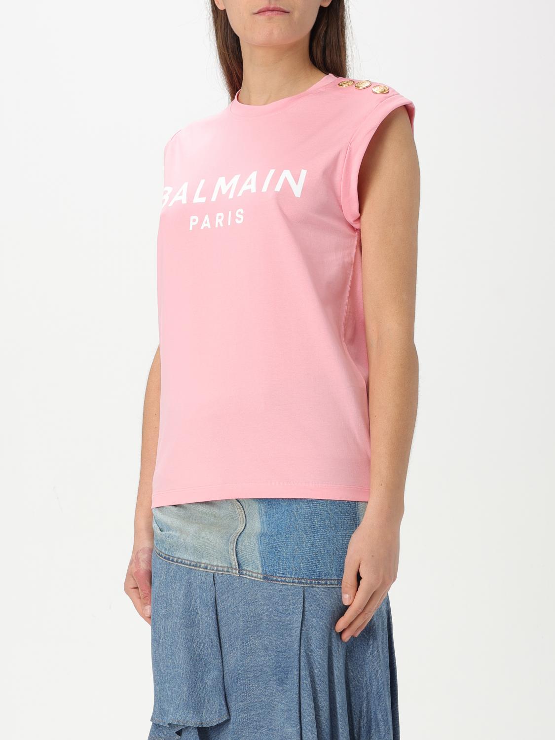 Balmain T Shirt Woman Pink