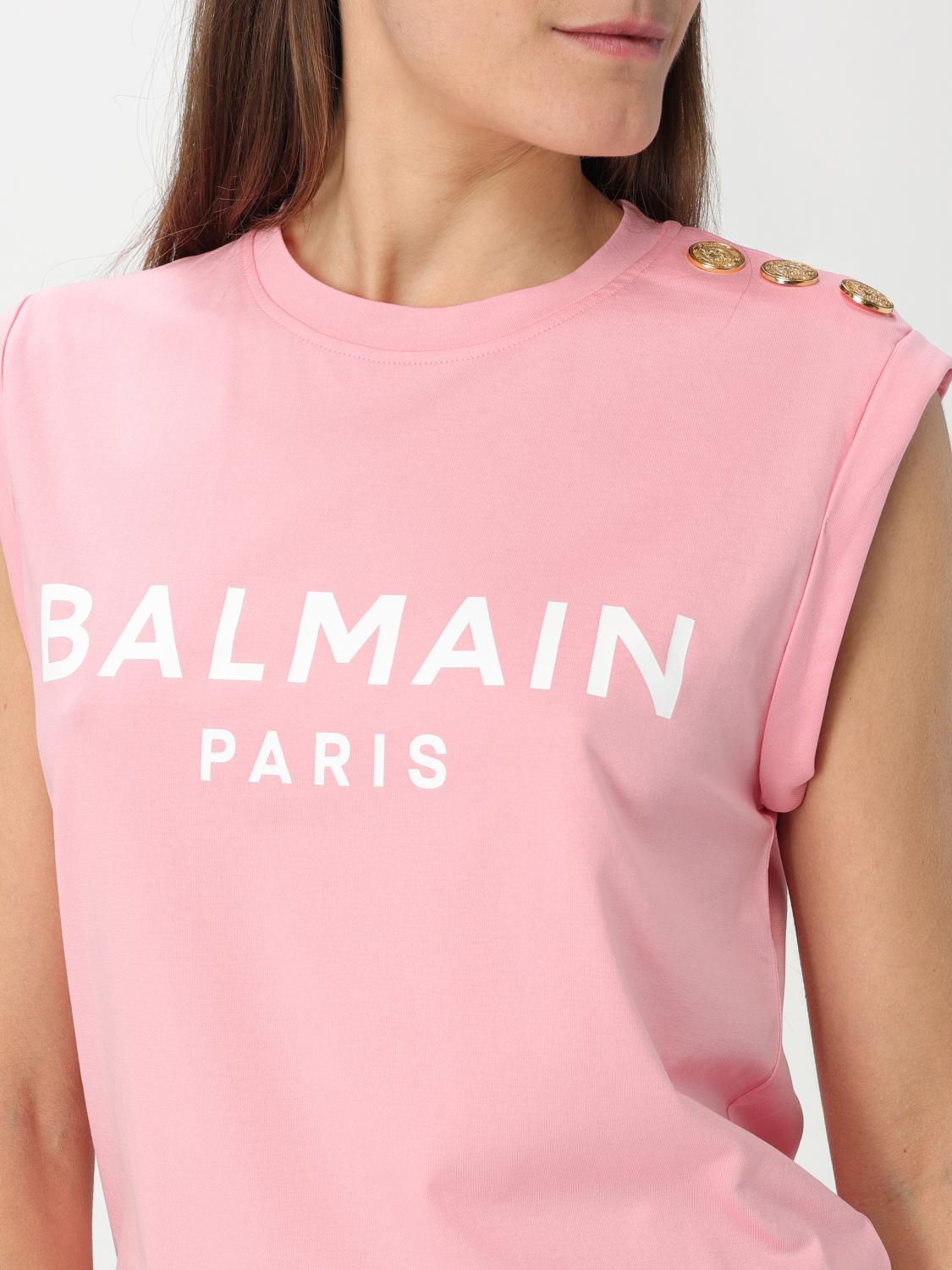 Balmain T Shirt Woman Pink