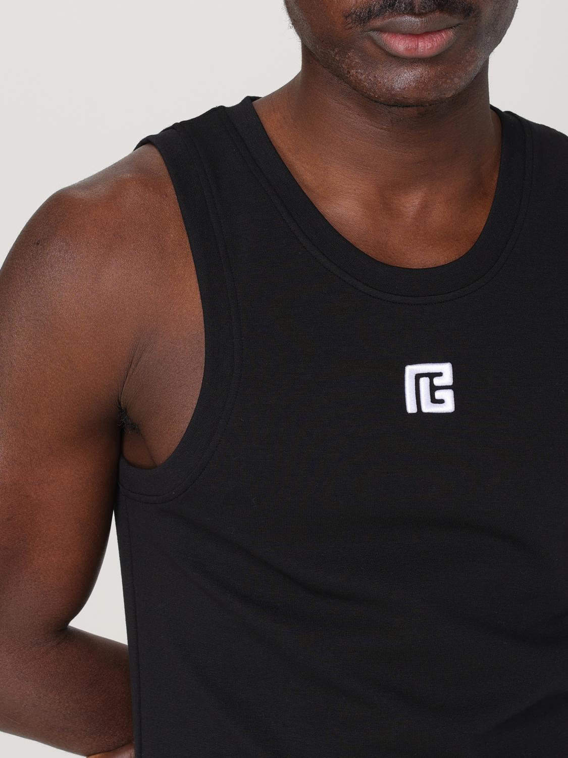 Balmain T Shirt Men Black