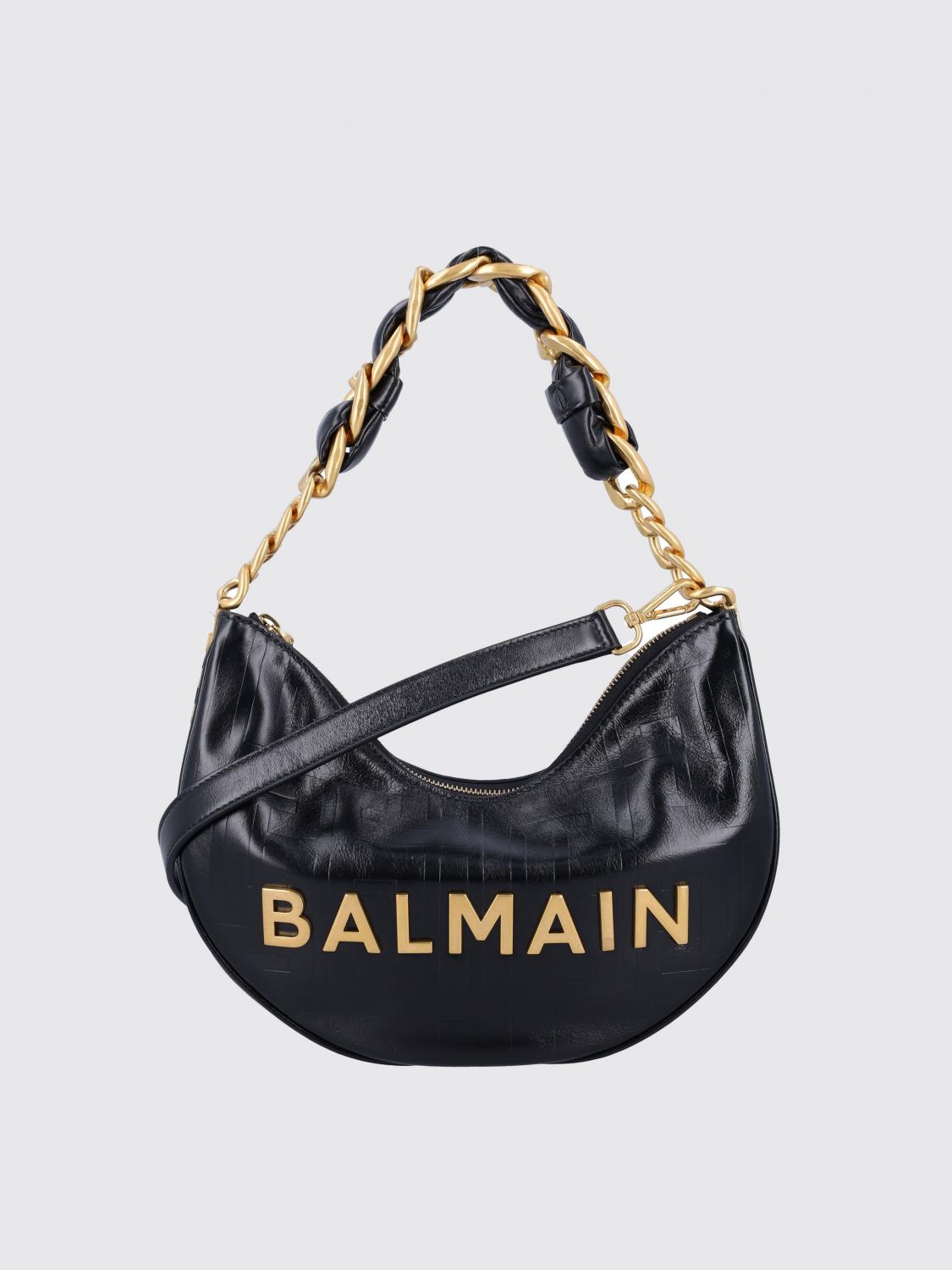 Balmain Shoulder Bag Woman Black