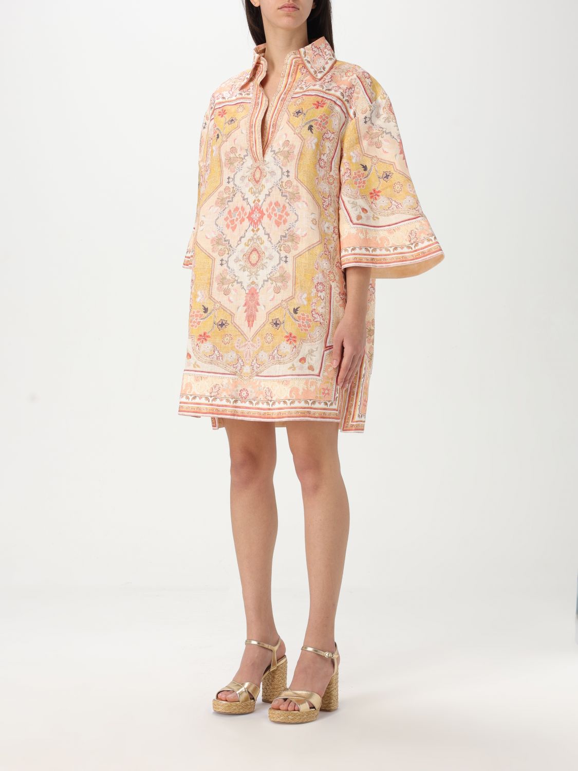 Zimmermann Dress Woman Mustard