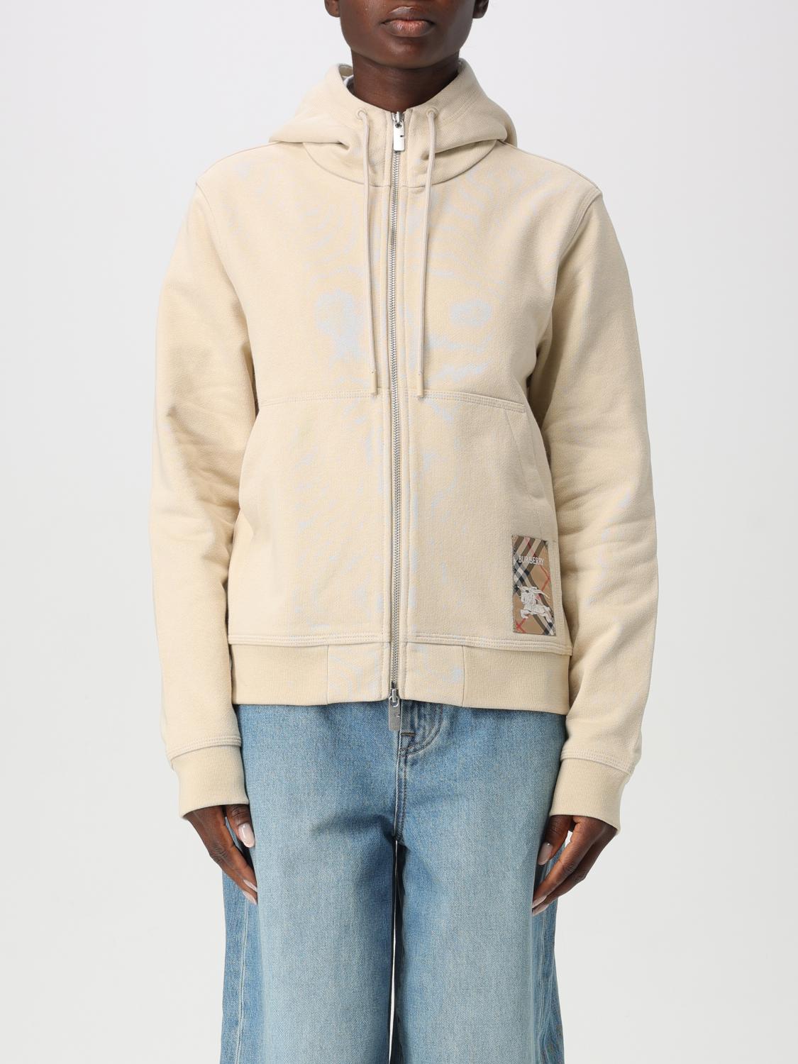 Burberry Sweatshirt Woman Beige