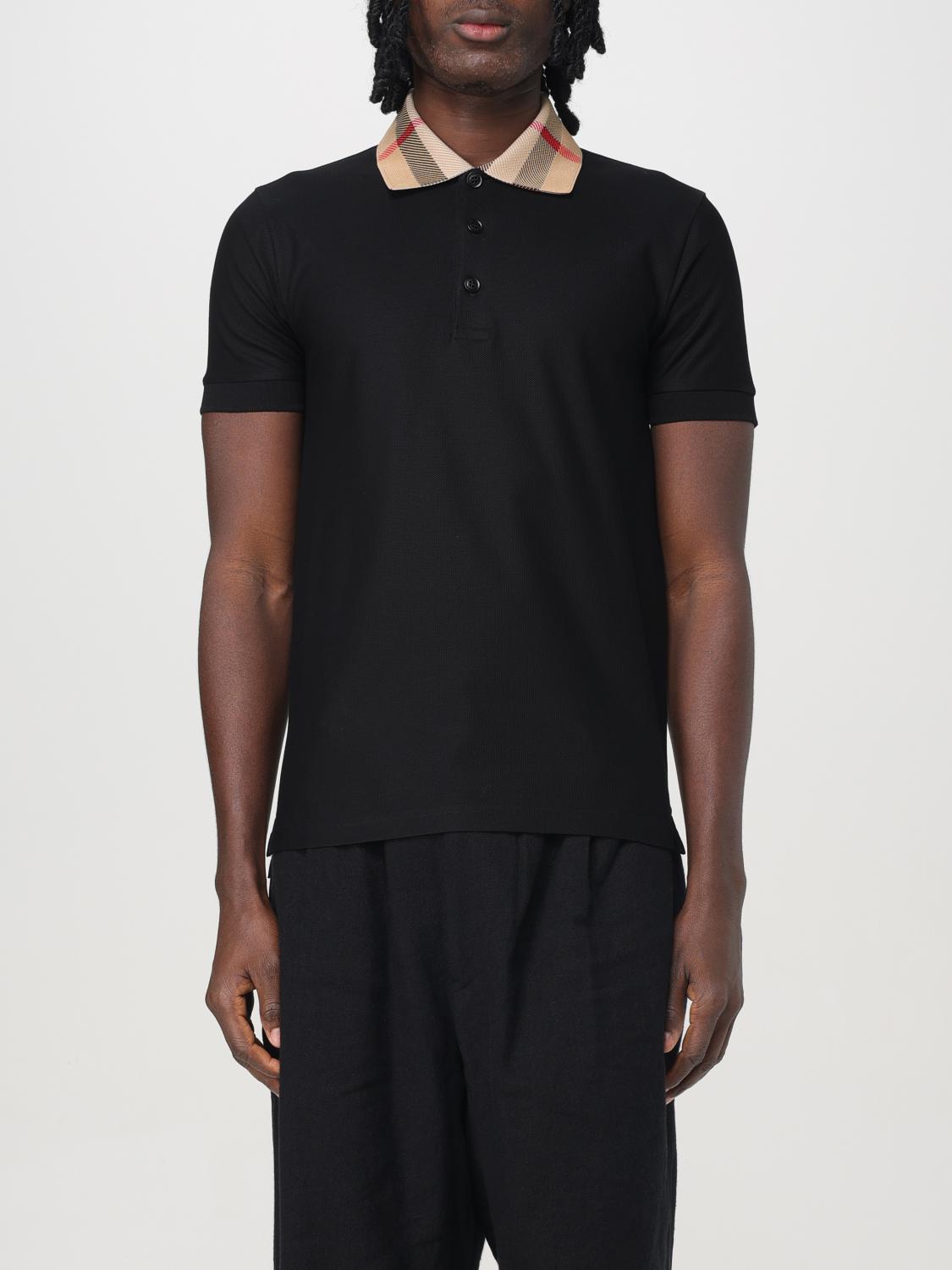 Burberry Polo Shirt Men Black