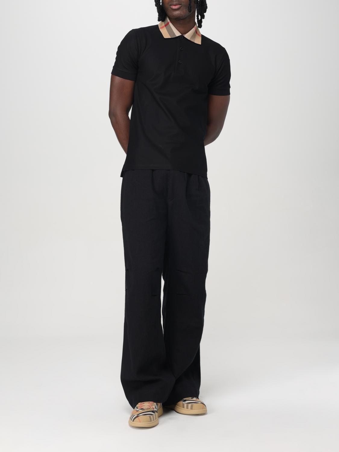 Burberry Polo Shirt Men Black