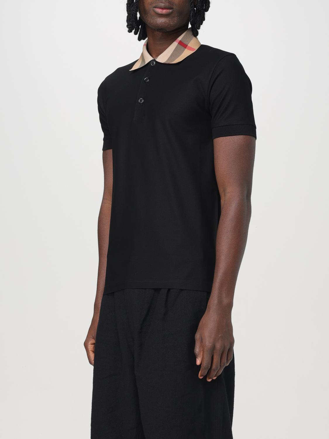 Burberry Polo Shirt Men Black